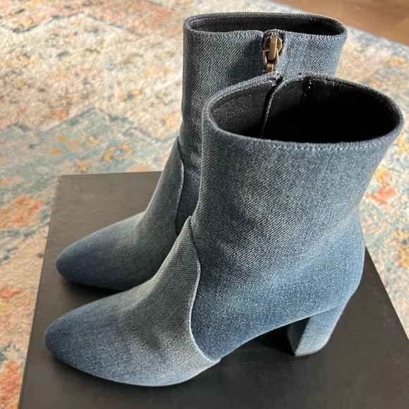 Saint Laurent denim booties YSL - Picture 7 of 7